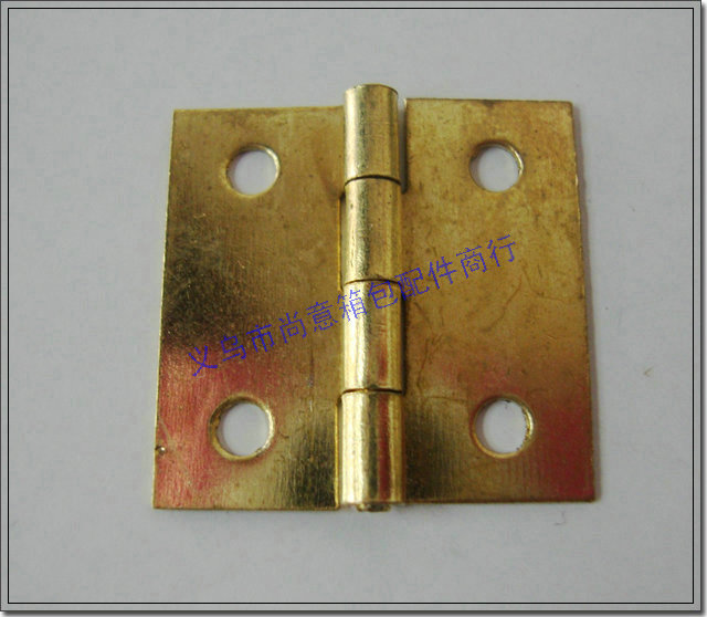 Venta directa de fábrica de bisagra pequeña de hierro, bisagra pequeña de metal, caja de embalaje de bisagra de 1 pulgada, bisagra de galvanoplastia para caja de embalaje
