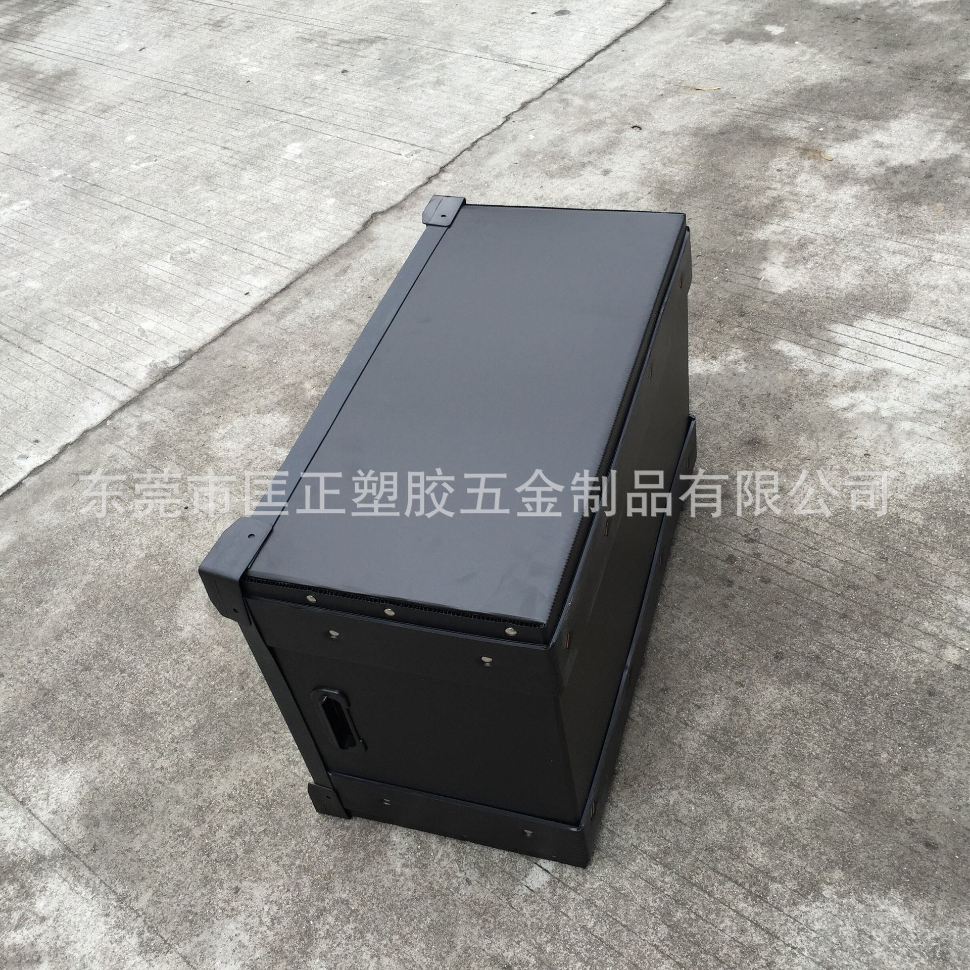 广州深圳东莞地区 黑色防静电中空板加隔板刀卡骨架箱