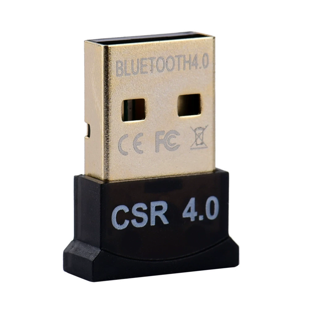 USB Bluetooth 4.0 адаптер CSR чип, мини USB приемник — совместим с Windows 8/10/11, радиус действия 10 м
