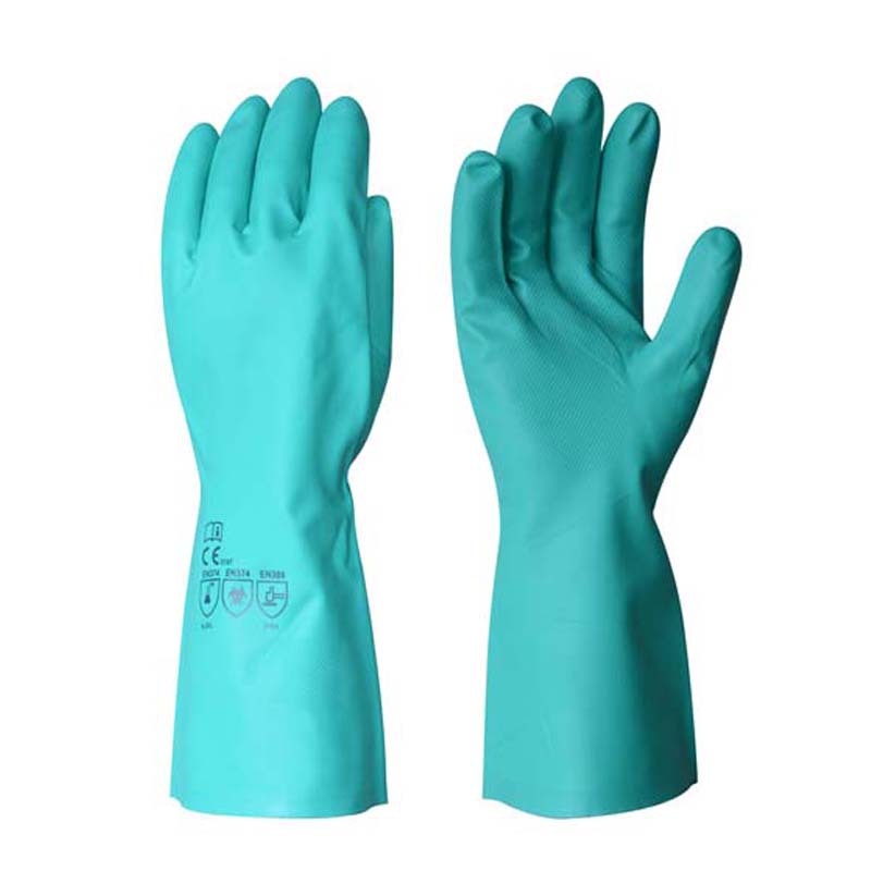 供应赢克尔/ENKERR  MS851029丁腈手套  33cm防化学带衬丁腈手套