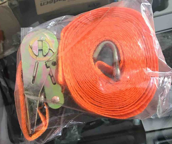 厂家供应扁平钩型捆绑带 货物拉紧器 拖车卡车捆绑器2寸5T*8m