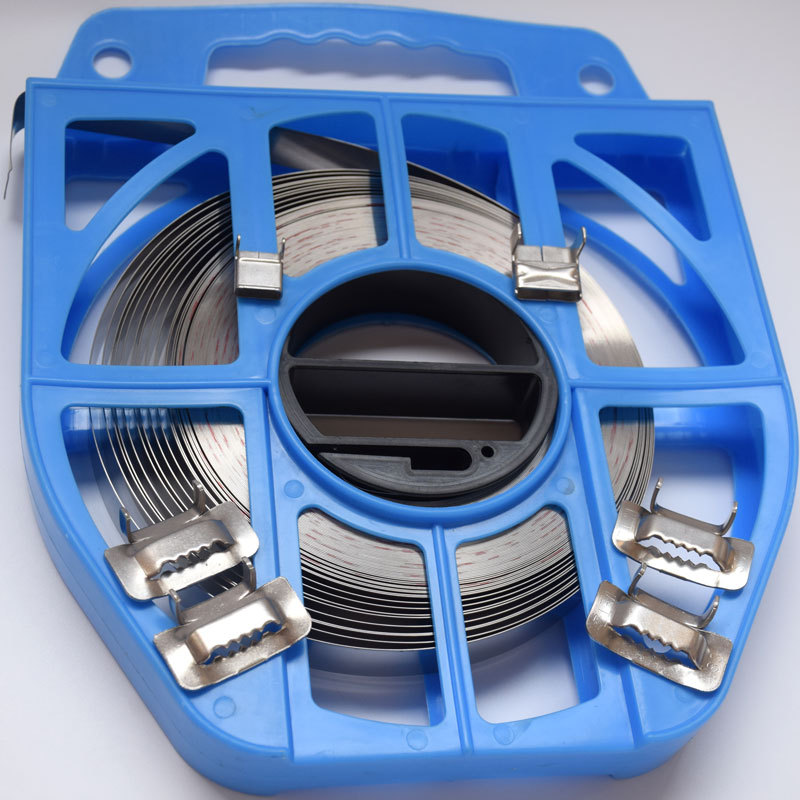 冷轧不锈钢盘带 卷尺带304不锈钢打包带 标牌捆扎带 0.76*19*30m