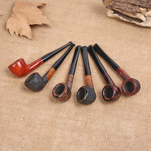 时尚烟斗石楠小斗女士细支石楠木手工过滤烟斗精巧随身掌心斗把玩