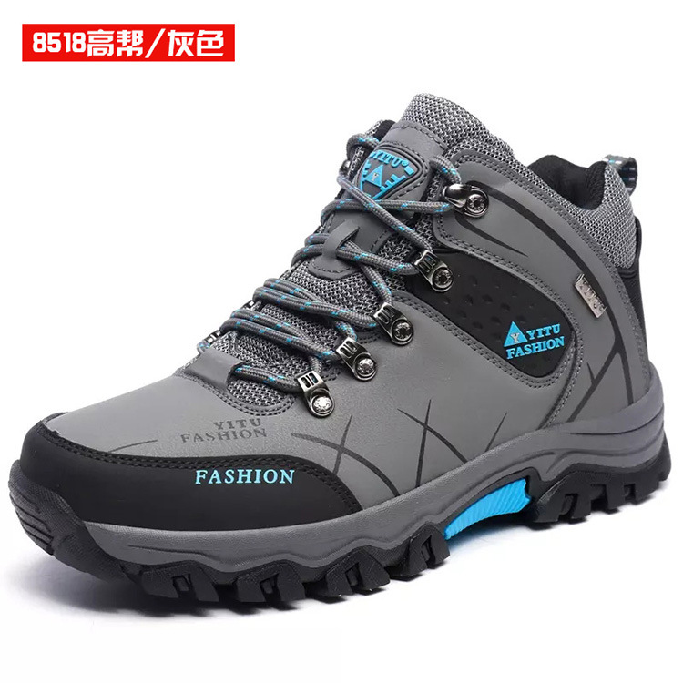 Nuevos zapatos de viaje de Montañismo al aire libre para hombres deportivos casuales para correr zapatos de hombre de otoño e invierno con forro polar cálido zapatos al aire libre de alta calidad