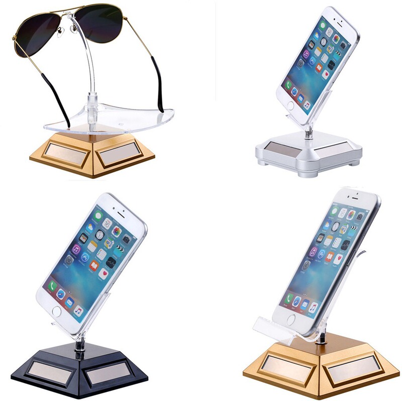 [Factory Outlet] Solar Rotary Display Table Turntable Watch Mobile Phone Glasses Display Shelf