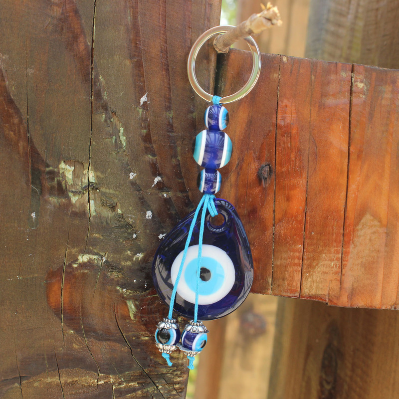 Devil's Eye Blue Eye Bag Hanging Accessories Wholesale Christmas Keychain Creative Gift Commodities