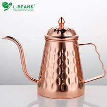 手冲咖啡壶波点手冲细口壶家用挂耳咖啡手冲壶不锈钢长嘴壶