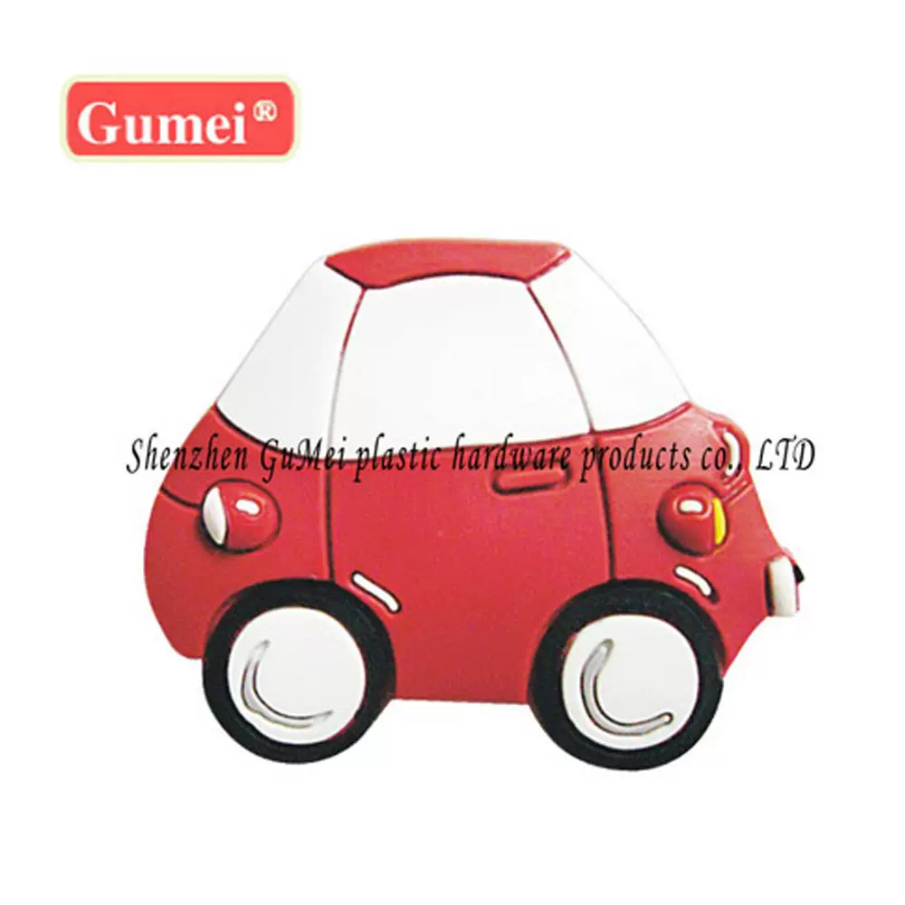 家具拉手 抽屉衣柜单孔软胶防碰把手 塑料卡通儿童房拉手