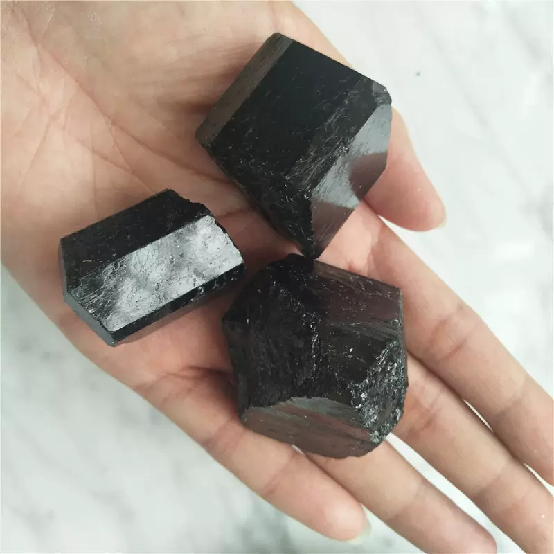 厂家批发 晶体电气石 褐色六棱柱状电气石 高淳单晶体电气石 现货