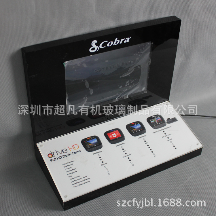 厂家生产有机玻璃酒店KTV发光展示架亚克力专用LED发光展示架