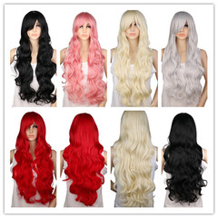Cos long curly anime cosplay wigs for Western and foreign trade, 70cm large curls, multiple colors, best-selling items, factory direct sales