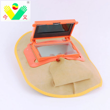 厂家直销牛皮翻盖变光面罩 氩弧焊二保焊电焊安全防护面罩批发