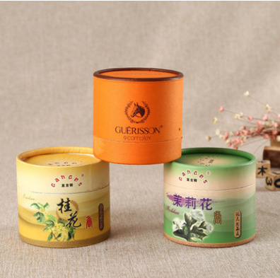 厂家现货批发创意牛皮纸筒定 制茶叶纸罐白卡天地盖印刷做圆筒盒