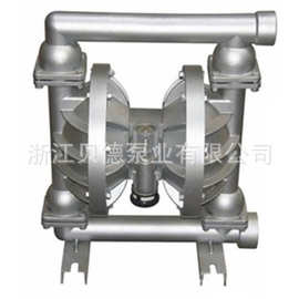 厂家批发QBY型气动隔膜泵铝合金材质可另配四氟球和球座