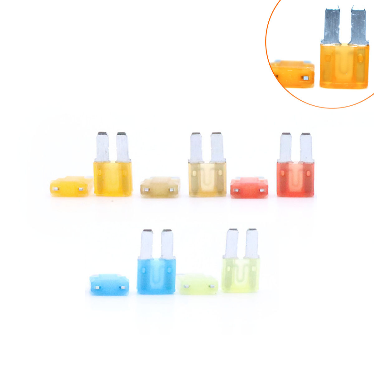 汽车保险丝Micro2 ATR汽车保险片5A 7.5A 10A 15A 20A长脚迷你