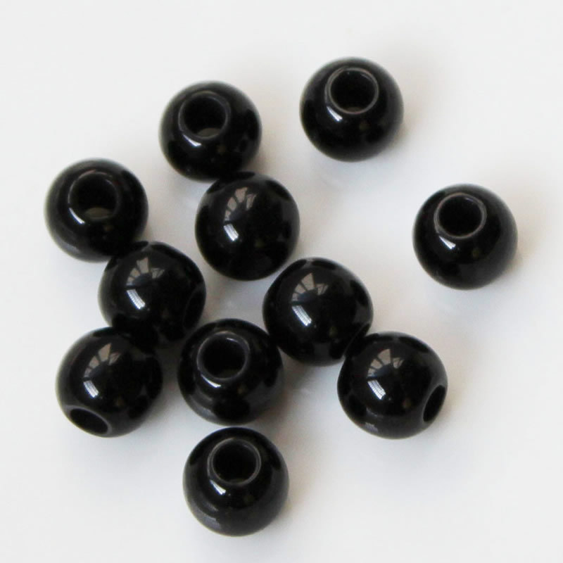 acrylic agate round beads