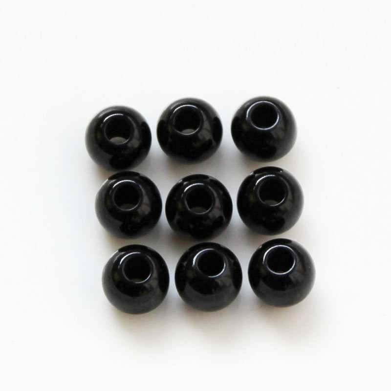 acrylic agate round beads