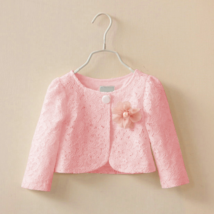 Chal para niños otoño capa de manga larga Cardigan de algodón estilo coreano nuevo abrigo de niñas forrado de lana ropa para niños