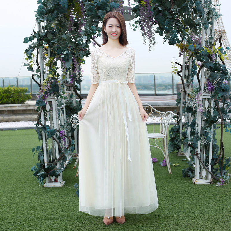 V-образный вырез, цвета шампанского