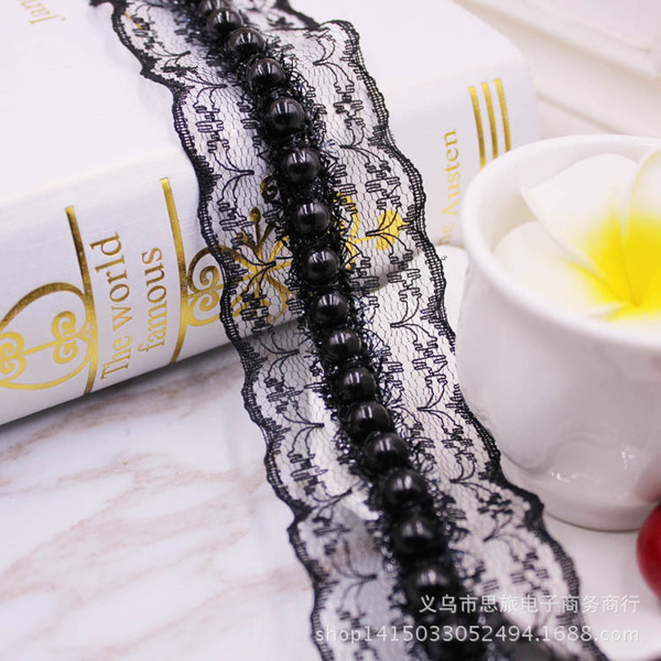 Lace underwear pearl with bow