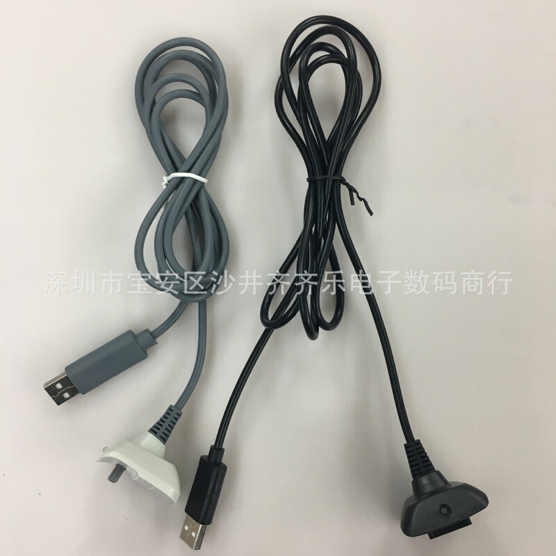 X-Box360 Controller Charging Cable X-Box360 Controller Connection Cable Wireless Controller 2-in-1 Cable Without Magnet X-Box360 Controller Charging Cable X-Box360 Controller Connection Cable Wireless Controller 2-in-1 Cable Without Magnet
