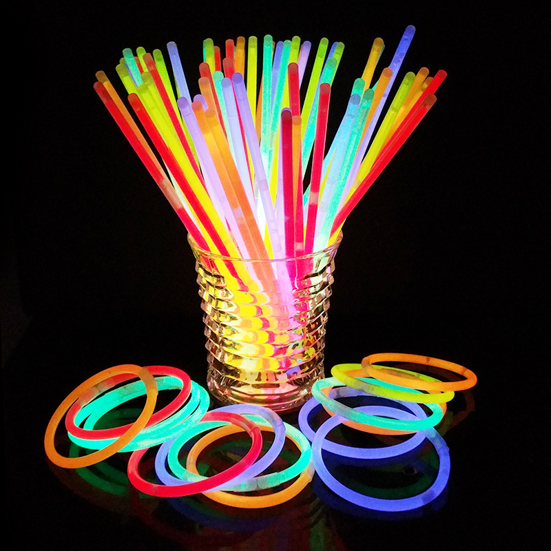 Glow Stick Luminous Bracelet, Glow-In-The-Dark Toy, Party, Children's Concert, Disposable Bracelet, Straw, Creative Gift