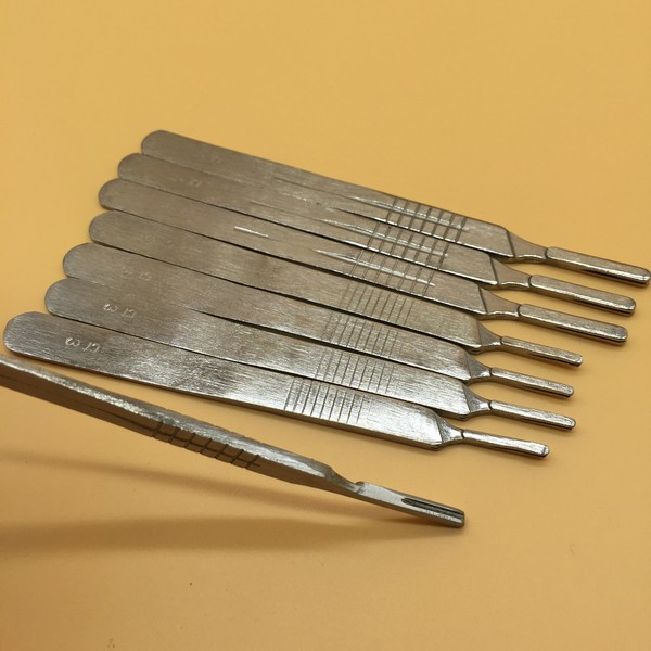 手术刀柄手术刀架不锈钢加厚工业用实验室雕刻刀架刀片工具批发