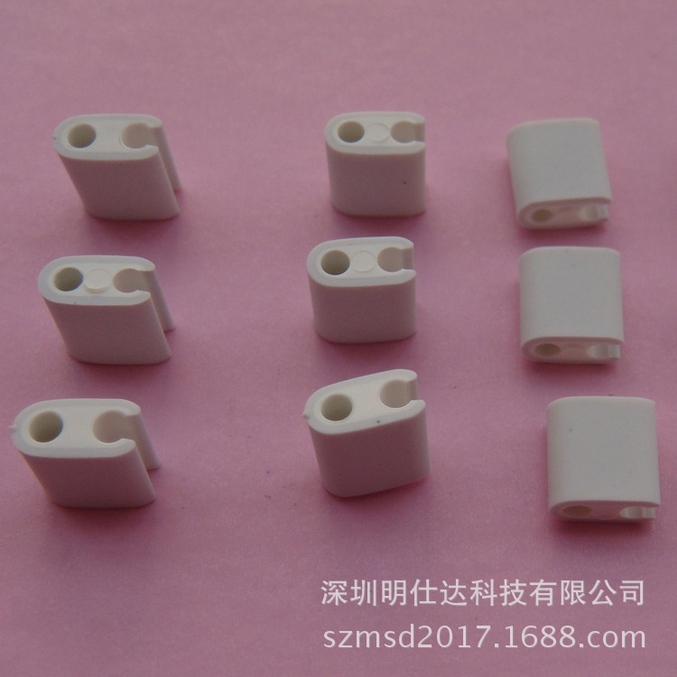 耳机滑块线扣，双色滑扣 单边开口线扣 普通线档孔径1.6 非环保