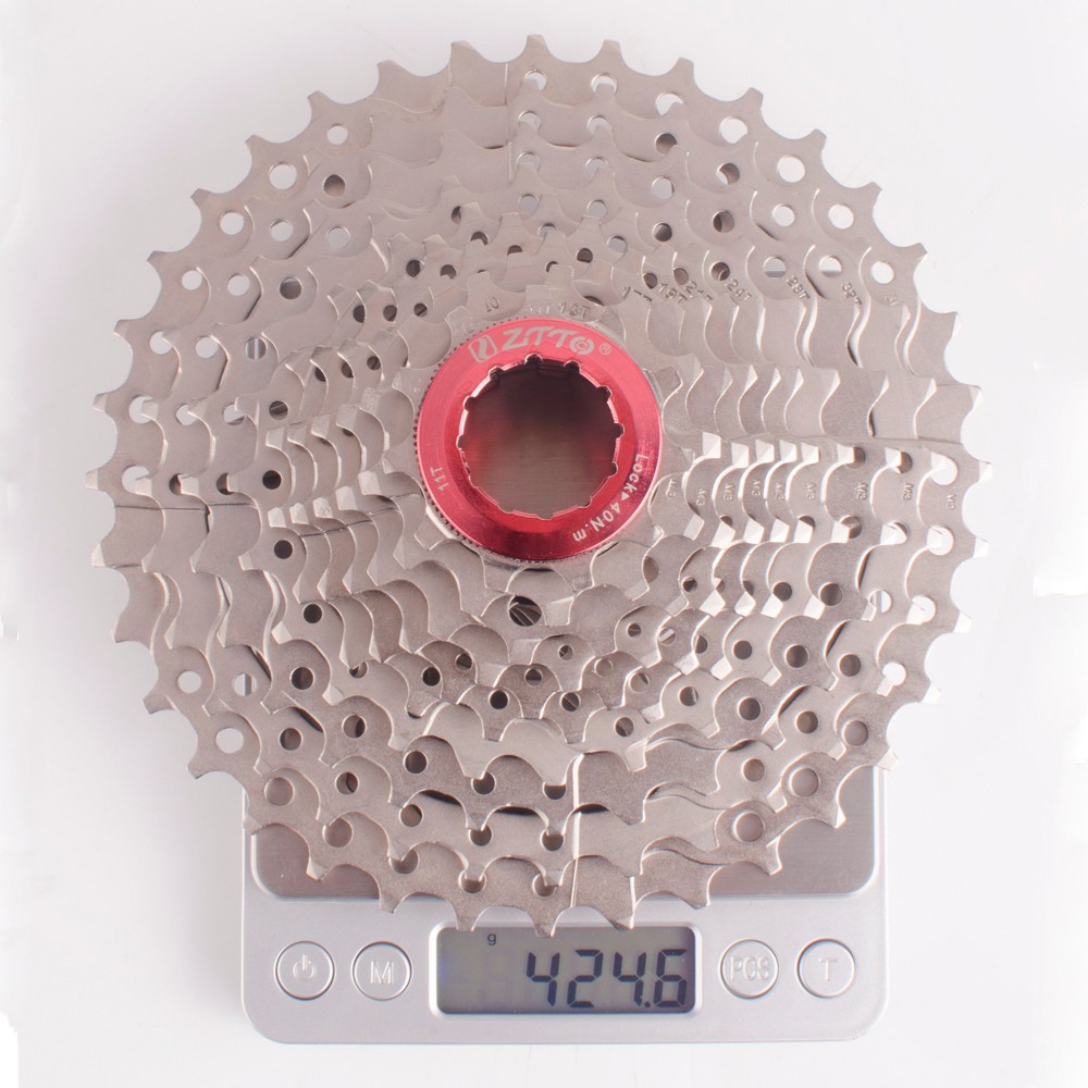 Volante de tarjeta ZTTO 10 velocidades 36T volante de bicicleta de montaña bicicleta volante de tarjeta 11-36T rueda de torre de engranajes