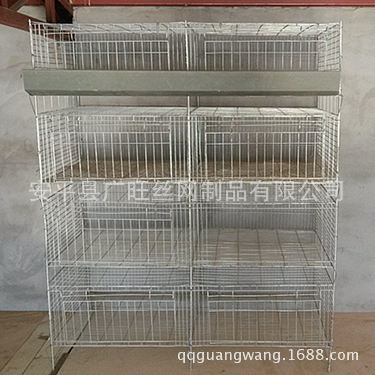 批发镀锌小鸡笼 育雏笼 四层育雏立式雏鸡笼带配件防锈小鸡笼子