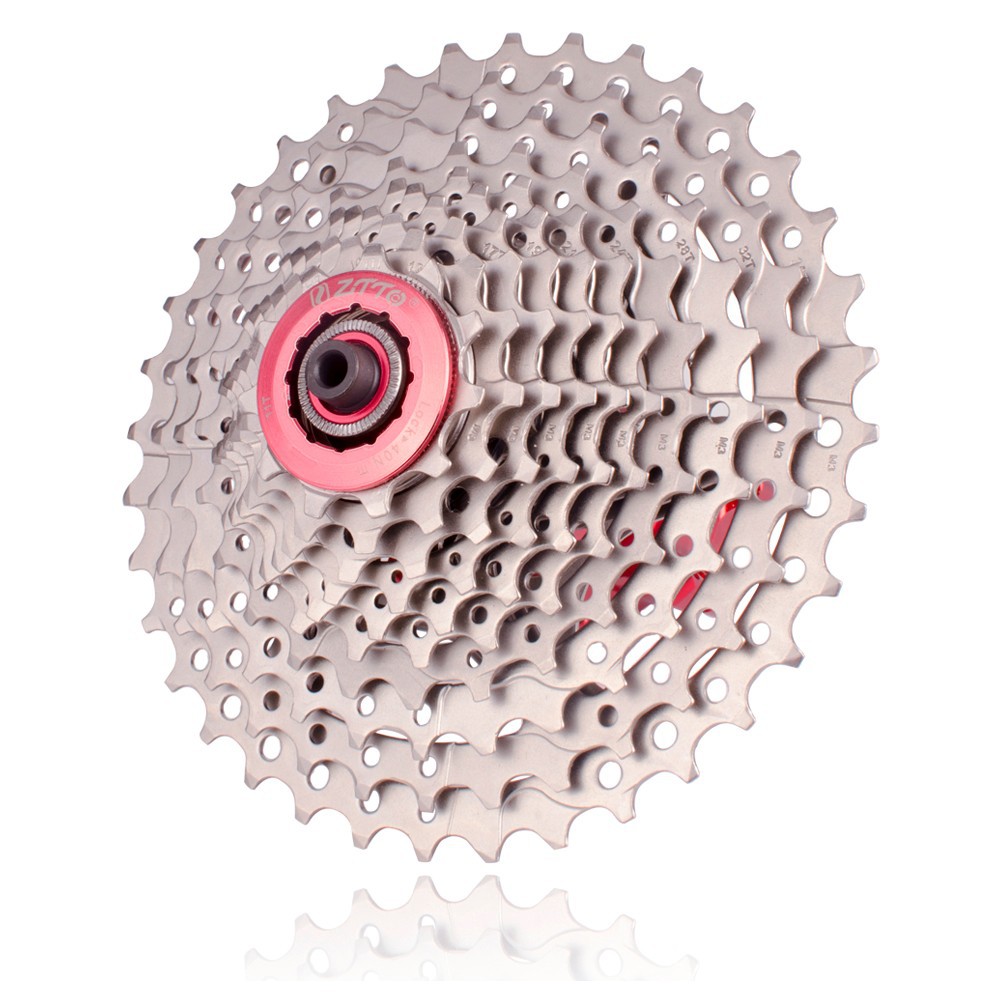 Volante de tarjeta ZTTO 10 velocidades 36T volante de bicicleta de montaña bicicleta volante de tarjeta 11-36T rueda de torre de engranajes