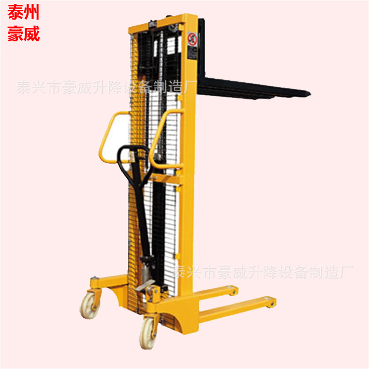 供应托盘堆高车 搬运升高车 手推装卸车 人力堆垛车 液压堆放车