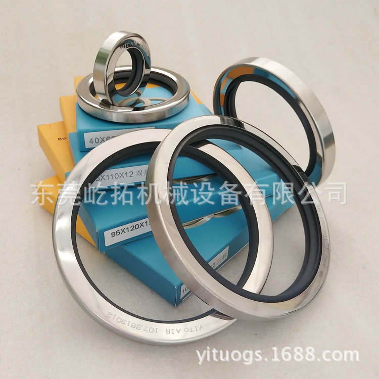 适用于Atlascopco阿特拉斯GA45机头轴封73*95*10双唇顺转方向
