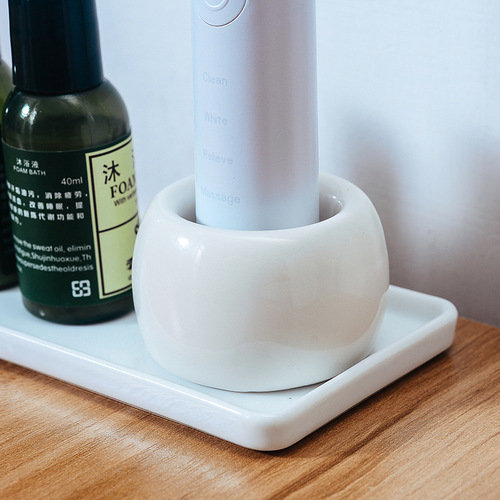 Amazon Electric Toothbrush Holder Ceramic Toothbrush Holder Base Bracket Toothbrush Holder Base Rack LOGO Wholesale