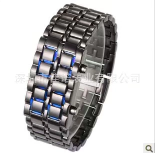 Специальная акция, оптовая продажа корейские LED-часы, креативные часы LED Langles Watch, модные лавовые LED-часы