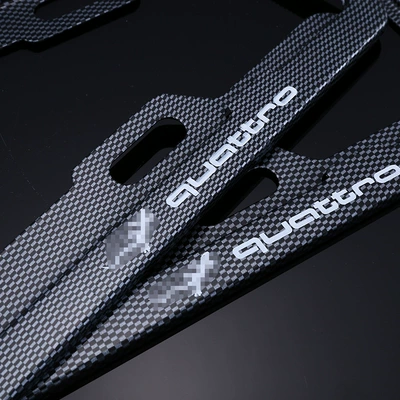 Custom-made car carbon fiber license plate License plate holder/license plate holder