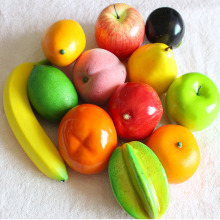 高仿真拼装 水果套装 仿真儿童玩具 单个摄影道具 假水果摆件批发