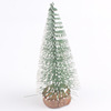 Mini Christmas Tree Desktop Swing DIY Pine Needle Trees Decoration Christmas Stain White Cedar Little Christmas Tree
