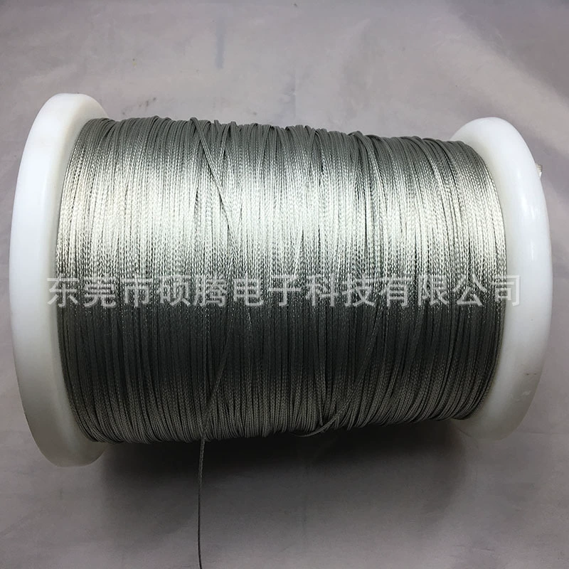 Луженая медная плетеная проволока 4 мм металлическая проволока плетеная лента сигнальная линия Экранирование сетки рукав плоская плетеная Токопроводящая лента