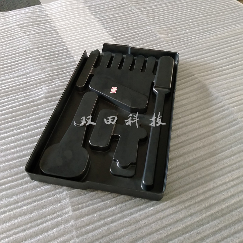 佛山厂家生产工具箱内托 植绒吸塑  塑料内托外壳 ABS吸塑