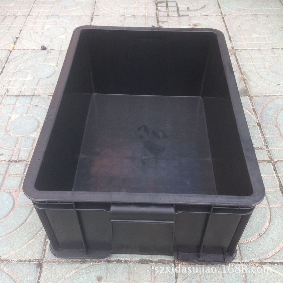 厂家批发 5号PCB 黑色塑料框 SMT物料箱  防静电塑料周转箱
