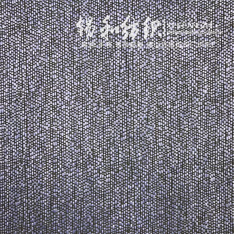 大提花PP草编织段纹塑料交织类面料定 制防滑功能性工艺面料pp草