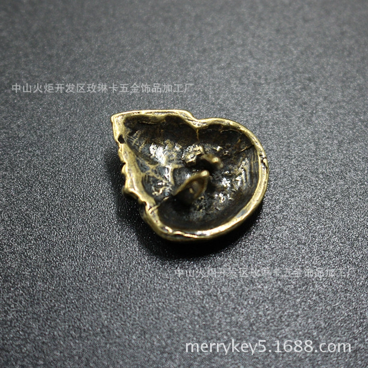 Brass wallet, bag accessory, internet celebrity, DIY