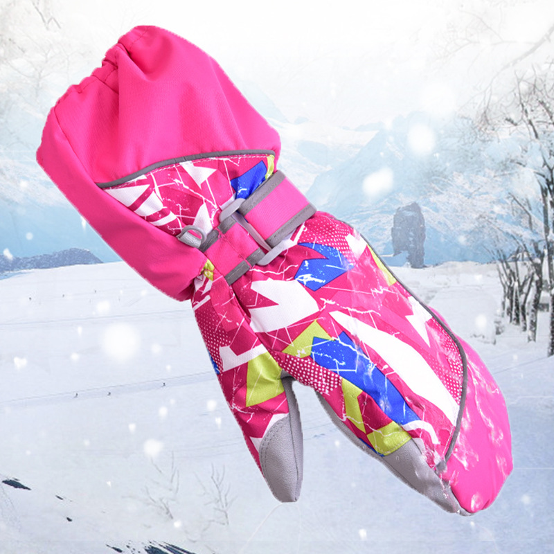 children's keep warm ski waterproof gloves