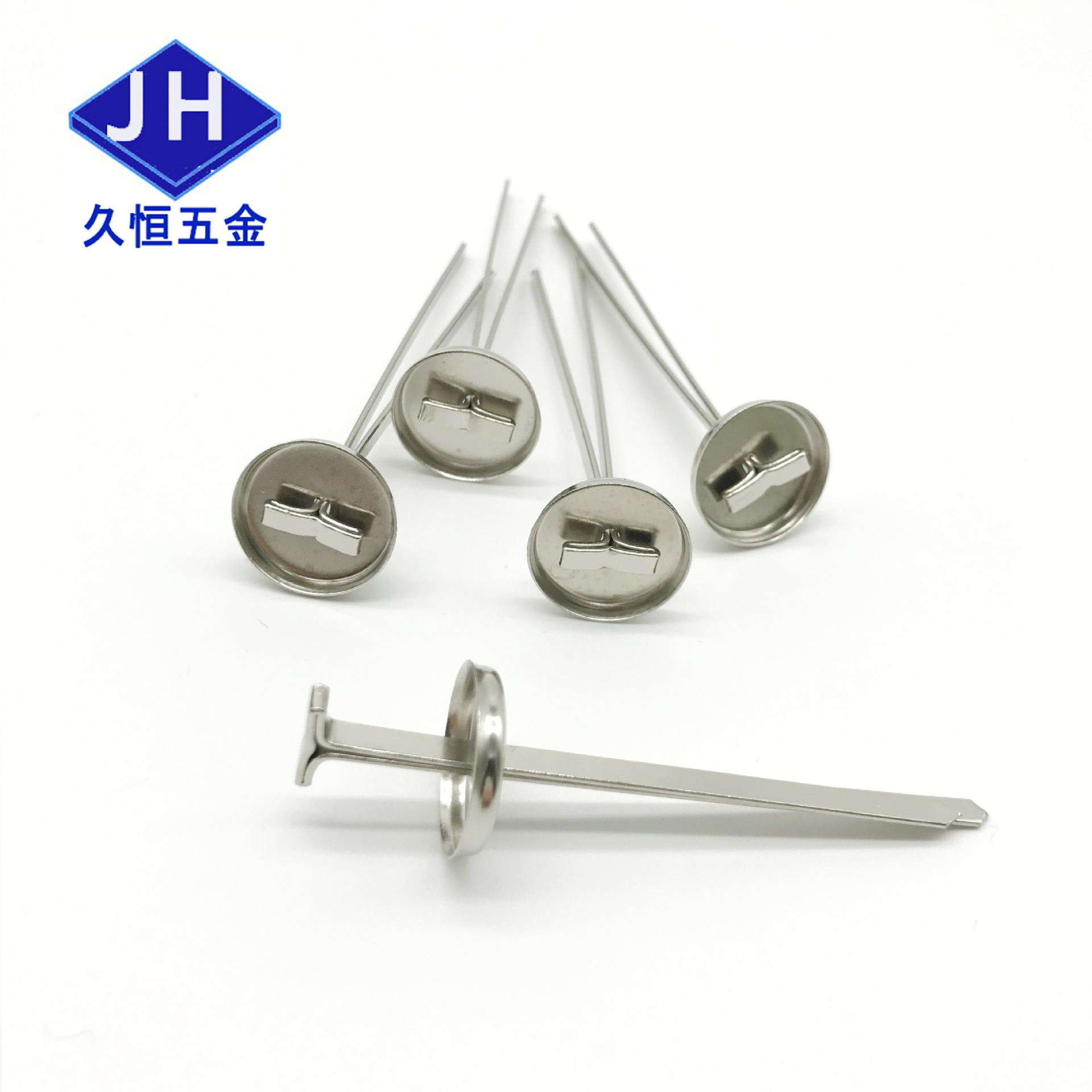 批发 60mm长脚扣  长两脚包布扣  包布长脚扣 长脚布包扣胚