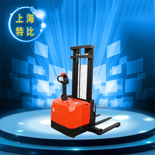 宽腿两级门架电动堆垛车叉车 液压全电动堆托盘堆垛车厂家直销