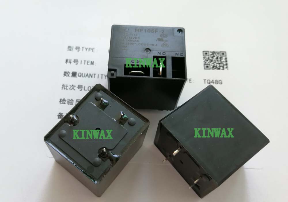 HF105F-2/009D-1ZTF 继电器一组转换5脚30A240VAC线圈电压