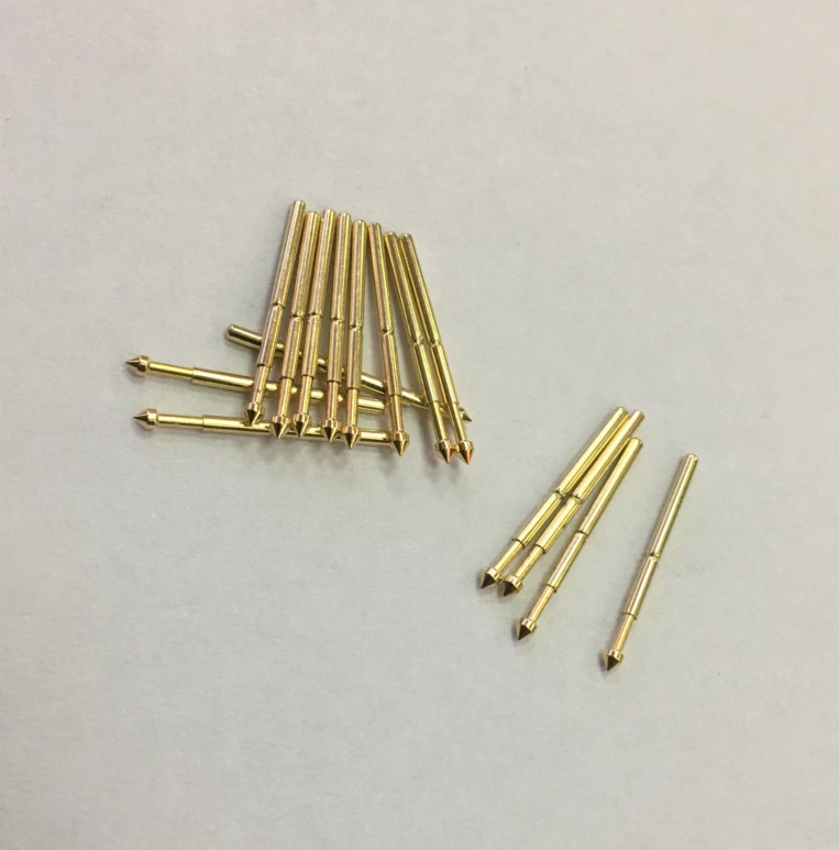 华荣探针 1.0测试顶针 导电弹簧针 P75-E PA75-E2 圆锥尖头 镀金