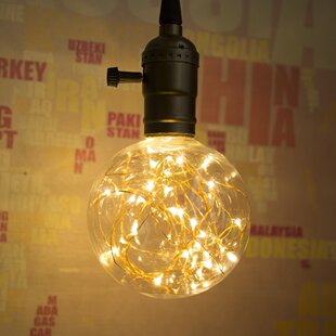 G95 creative color LED bulb E27 silver wire lamp stars ins layout Christmas decoration copper wire bulb lamp
