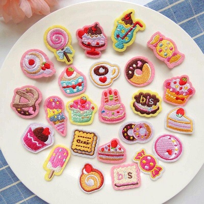 Cartoon cloth patch patch patch diy repair hole fashion down clothes jeans small decorative Ping wholesale